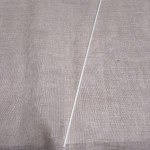 1.5m white curtain draw rod for use with curtain tracks and rails